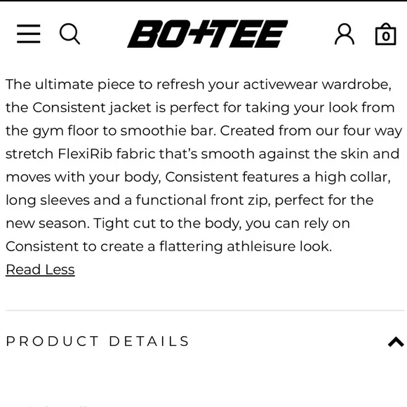 Oh Polly BO+TEE Consistent Zip Up Jacket in Black XS - Picture 15 of 16